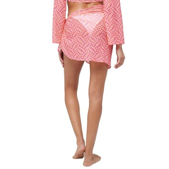 L*Space Bandera Sarong In Heat Wave New One Size Womens Swimsuit Skirt Coverup - Picture 2 of 11